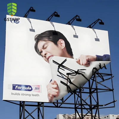 Бесплатная ПВХ сетки баннер Материал