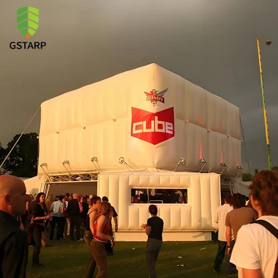 Раздувная будочка выставки