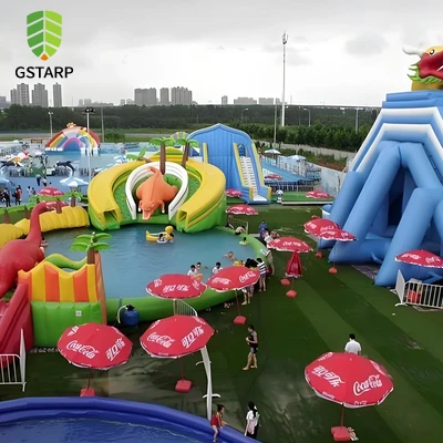 Надувные замки брезент