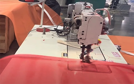 Мастерская продукции брезента